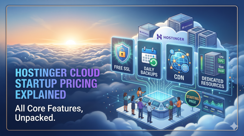 Hostinger Cloud Startup pricing