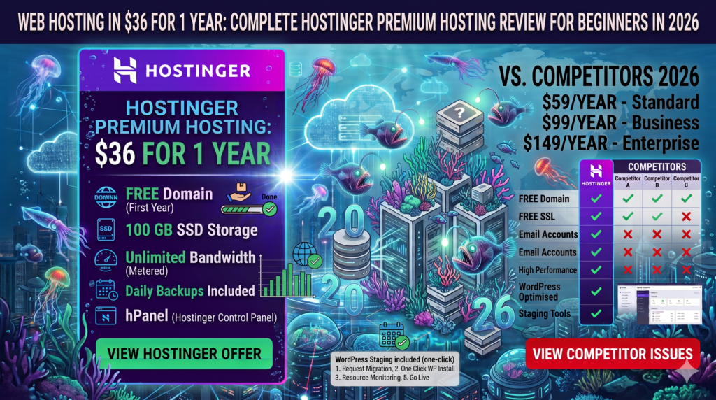 Hostinger Premium hosting