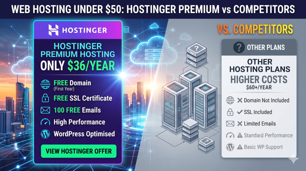 web hosting under $50