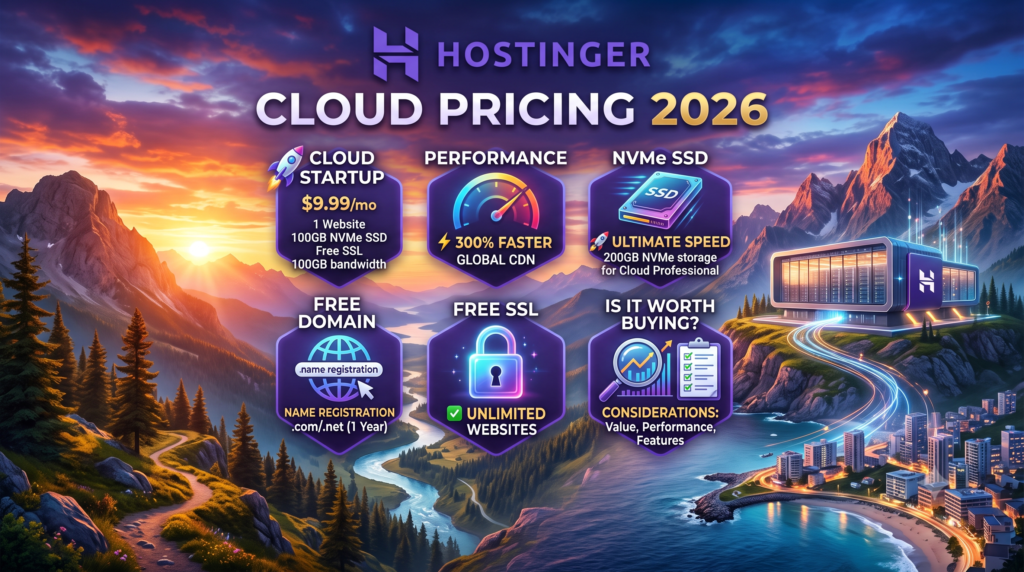 Hostinger Cloud Pricing 2026