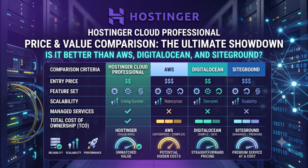 Hostinger vs AWS DigitalOcean