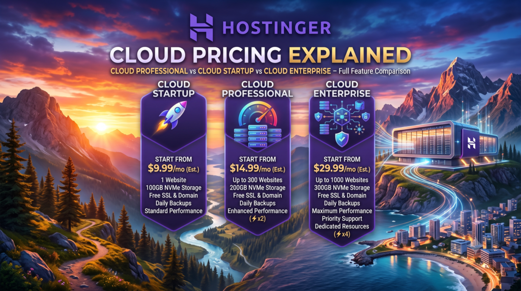Hostinger Cloud Pricing Explained