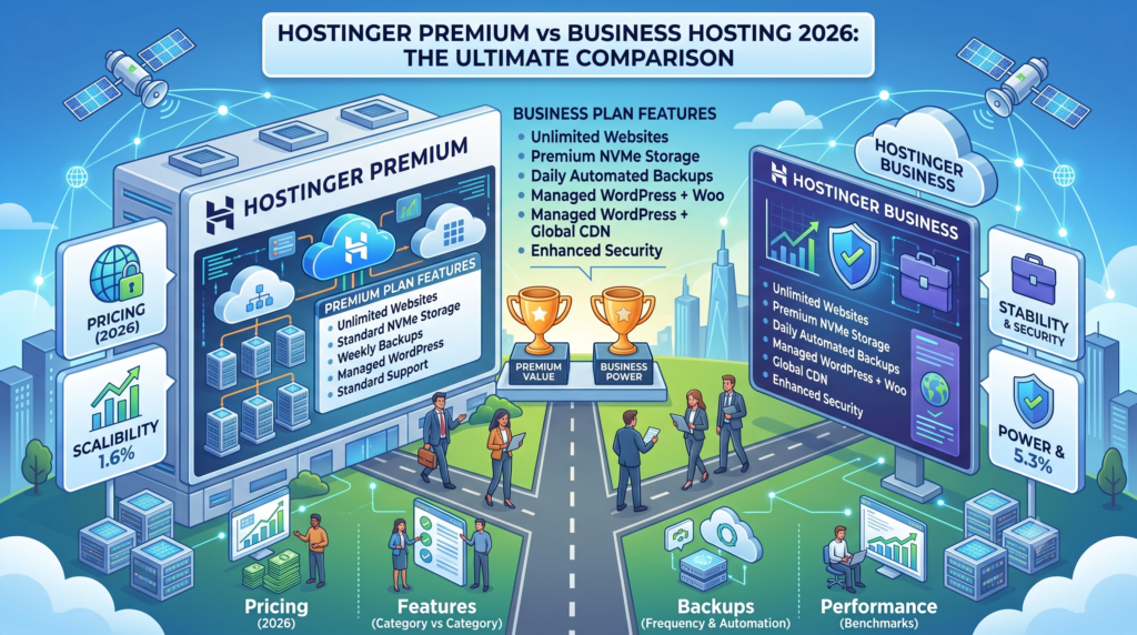 Hostinger Premium vs Business