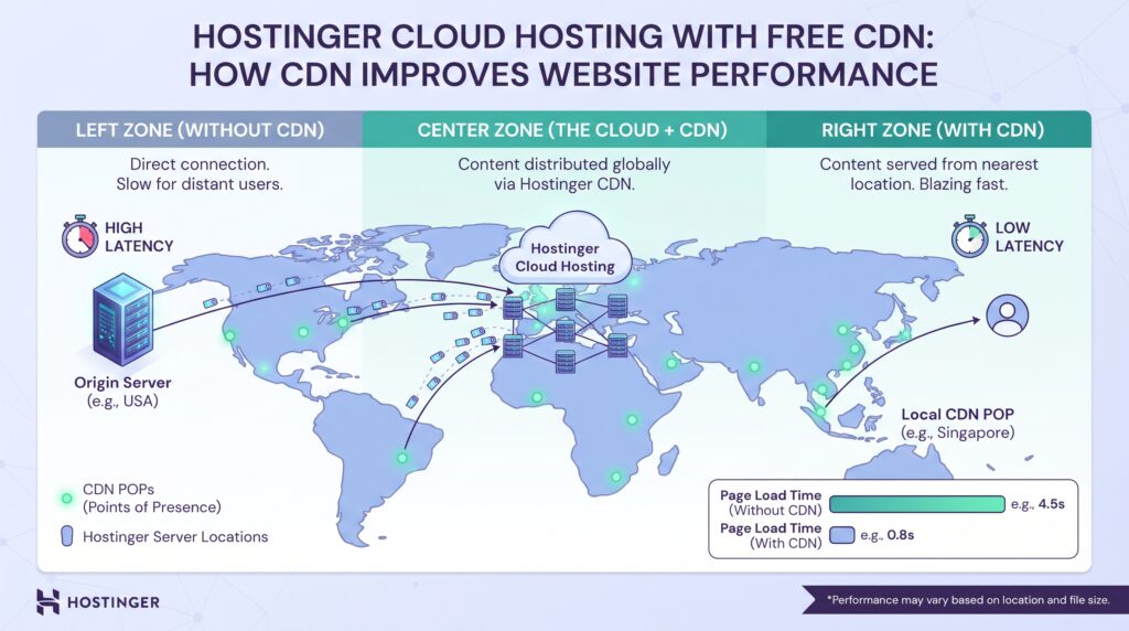 cloud hosting with CDN