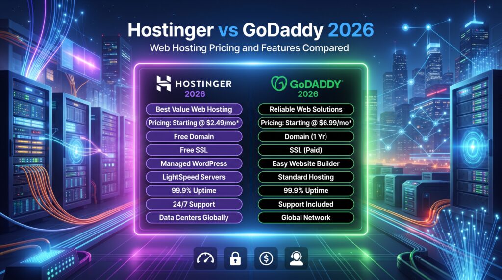 Hostinger vs GoDaddy 2026