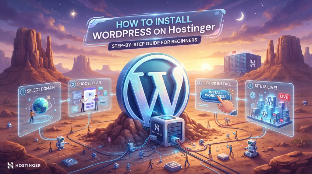 Install WordPress on Hostinger
