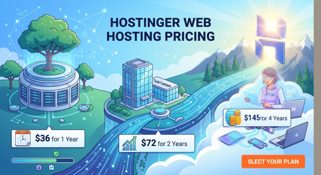 Hostinger web hosting pricing