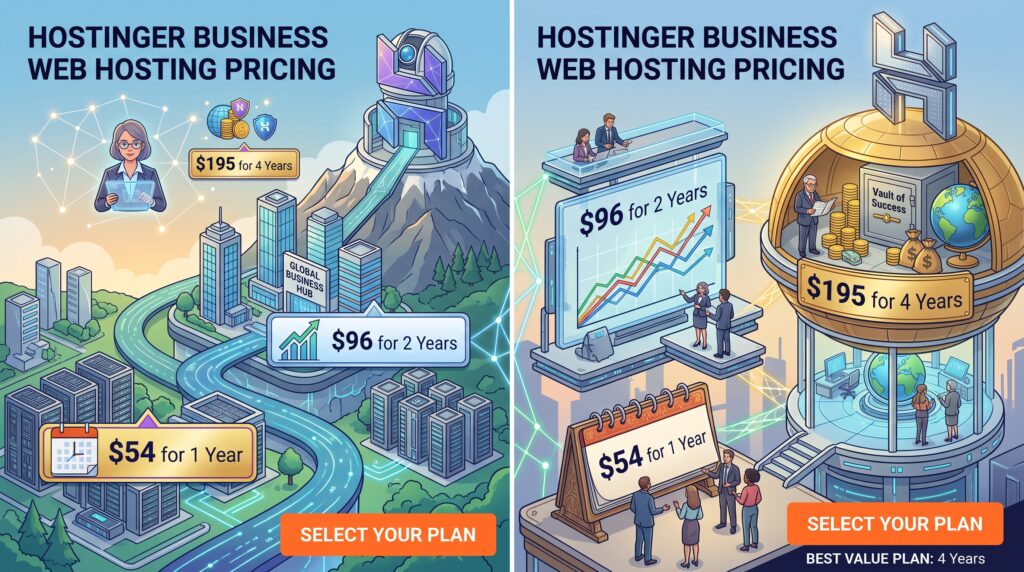 Hostinger Business Web Hosting Pricing