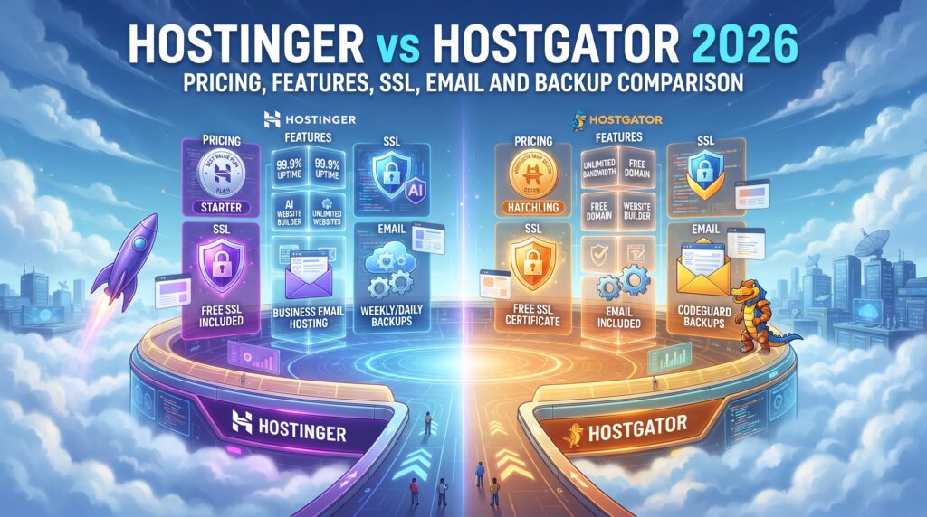 Hostinger vs HostGator 2026