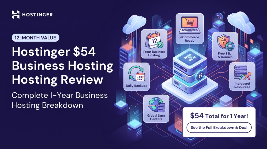 Hostinger $54 Business Hosting