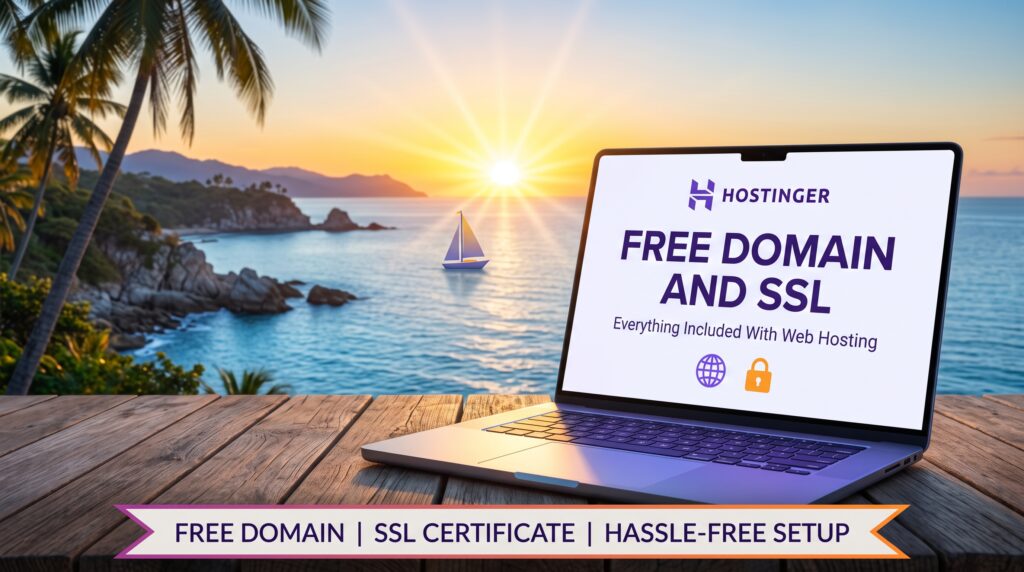 Hostinger free domain and SSL
